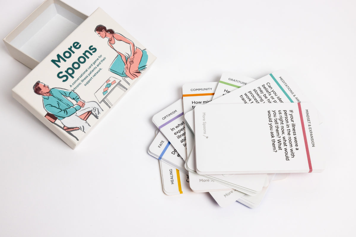 More Spoons: A conversational card deck for chronic illness & support