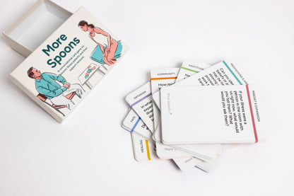 More Spoons: A conversational card deck for chronic illness & support