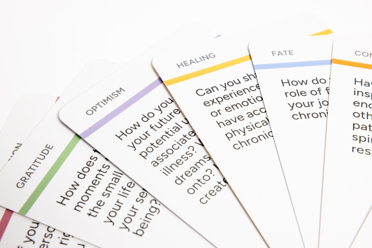More Spoons: A conversational card deck for chronic illness & support